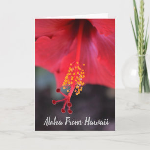 Aloha aus Hawaii Karte