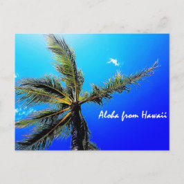 Aloha aus Hawaii Postkarte