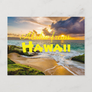 Aloha aus Hawaii Postkarte