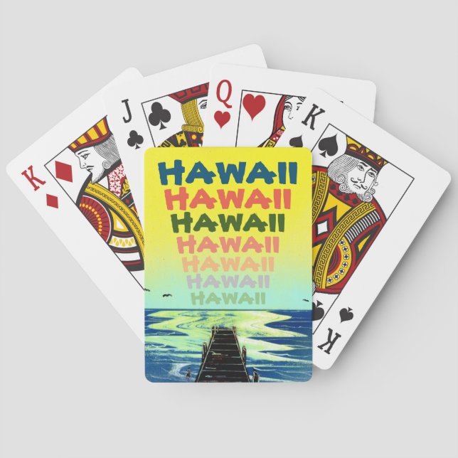 Aloha aus Hawaii Spielkarten (Rückseite)