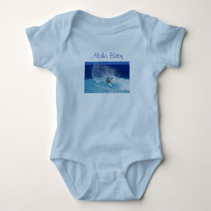 Aloha Baby Blue Body Anzug Strampler