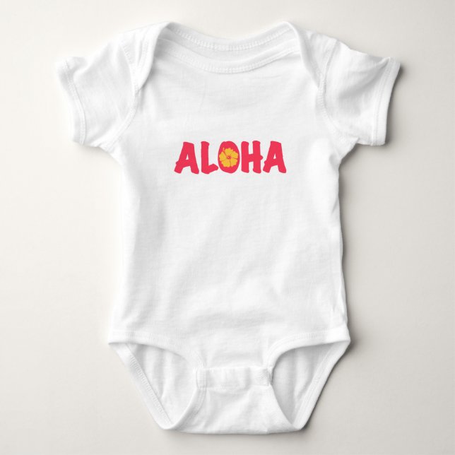Aloha Baby Bodysuit Strampler (Vorderseite)