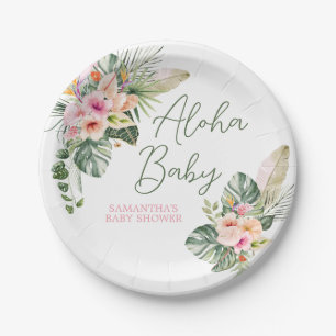 Aloha Baby Dusche Pappteller