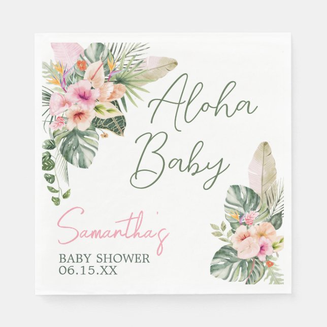 Aloha Baby Dusche Serviette (Vorderseite)
