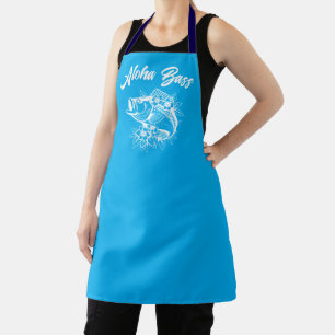 Aloha Bass-Hawaiian Light Blue Schürze