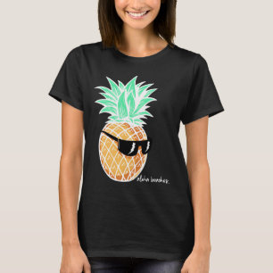 Aloha Beach Ananas Sommer Beach Tropical Vaca T-Shirt