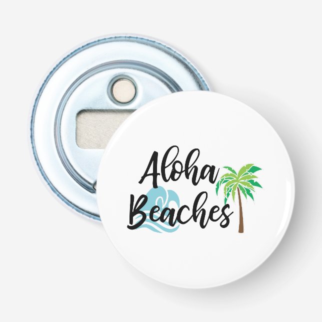 Aloha Beach Flaschenöffner (Vorderseite)