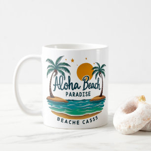 Aloha Beach Paradise: Ihr tropisches Ausflugsziel Kaffeetasse
