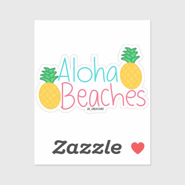 Aloha Beaches Aufkleber (Blatt)
