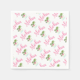 Aloha Beaches Hawaiian Style Party Cool Serviette
