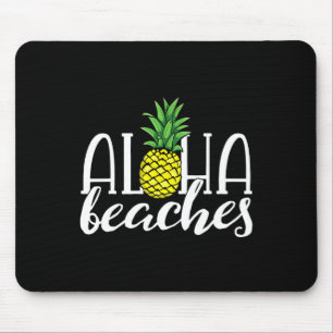 Aloha Beaches Hawaiianischer Junggeselinnen-Abschi Mousepad
