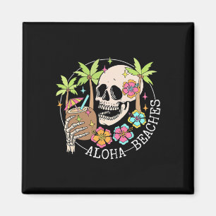 Aloha Beachs Skelett Sommerferien Hawaii Familie Magnet