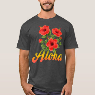 Aloha Blume Hawaiian Funny Hawaii Beach Luau Par T-Shirt