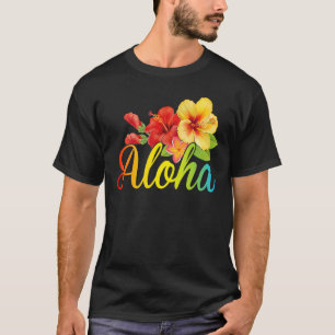Aloha Blume Hawaiian Hawaii Beach Luau Party T-Shirt