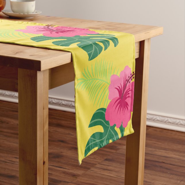 Aloha Blume Mittelgroßer Tischläufer (Beispiel)