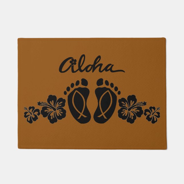 Aloha-Bodenmatte Fußmatte (Vorderseite)