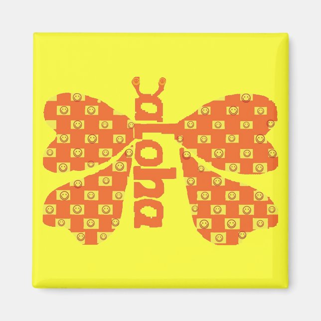 Aloha Butterfly-Magnet Magnet (Vorne)