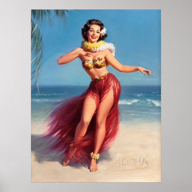 Aloha Button Up Poster (Vorne)