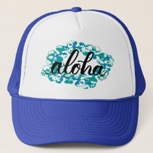 Aloha casquette de camionneur de Lei de Plumeria