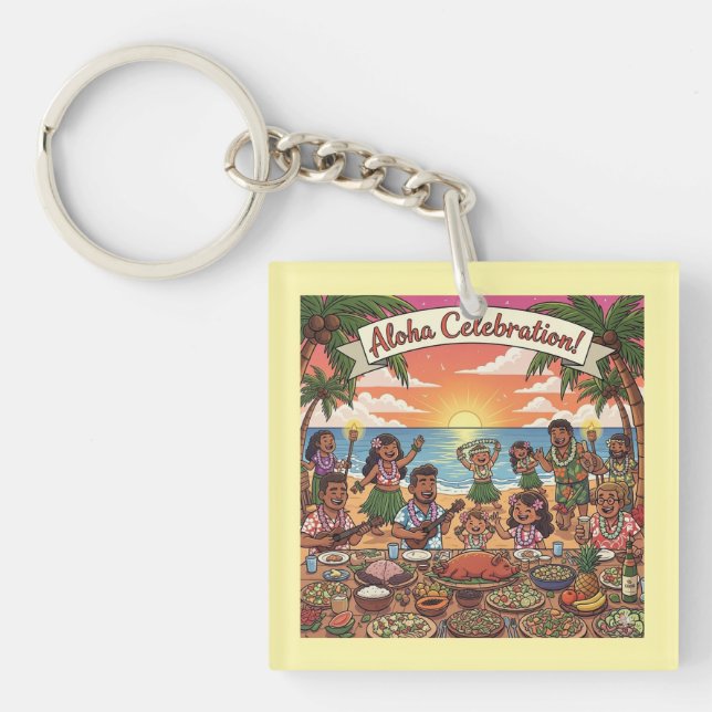 Aloha Celebration Schlüsselanhänger (Vorderseite)