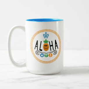 Aloha Conception ananas - Mug à deux tons