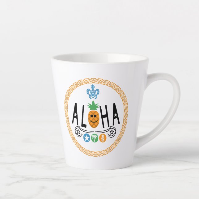 Aloha Conception ananas - Petite Mug latte (Droite)