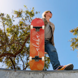 Aloha coole, schicke Ananas Skateboard