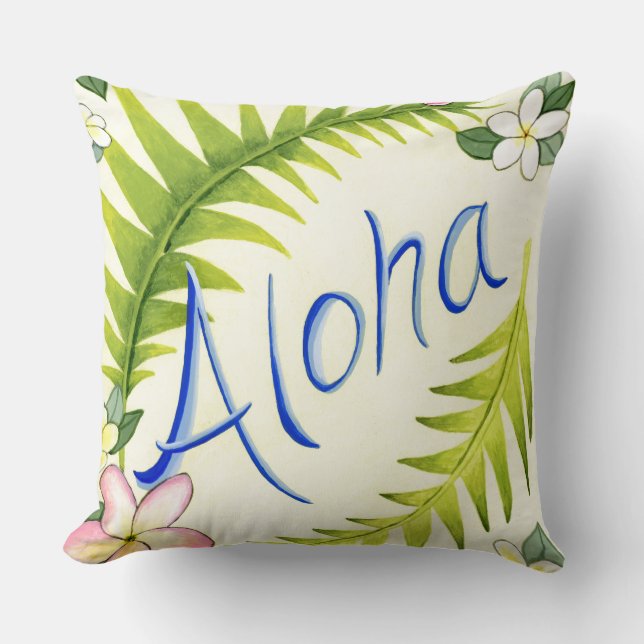 Aloha coussin - coussin tropical (Recto)
