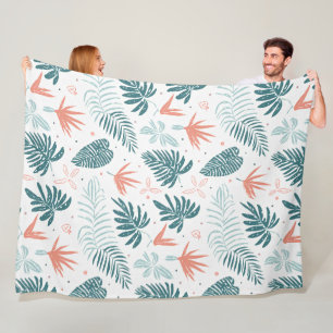 Aloha-Druck Fleecedecke