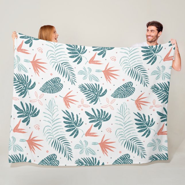 Aloha-Druck Fleecedecke (Beispiel)