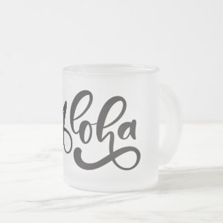 Aloha écrit à la main Mug