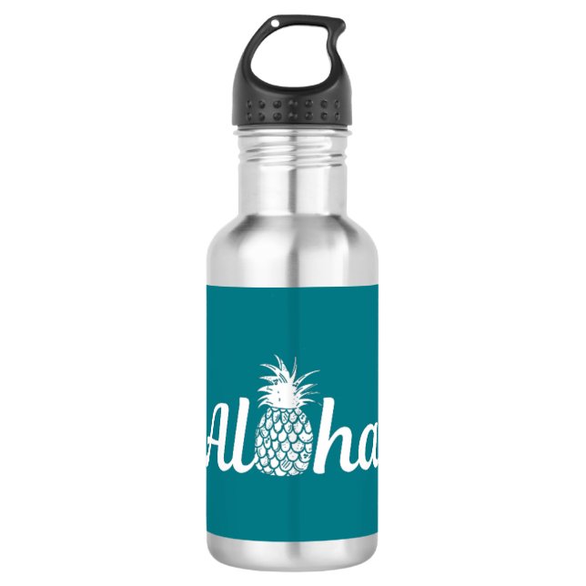 Aloha Edelstahlflasche (Vorderseite)