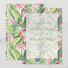 Aloha Flamingo Tropical Wedding Brautparty