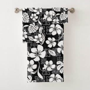 ALOHA FREITAG (SCHWARZ) BAD TOWEL SET