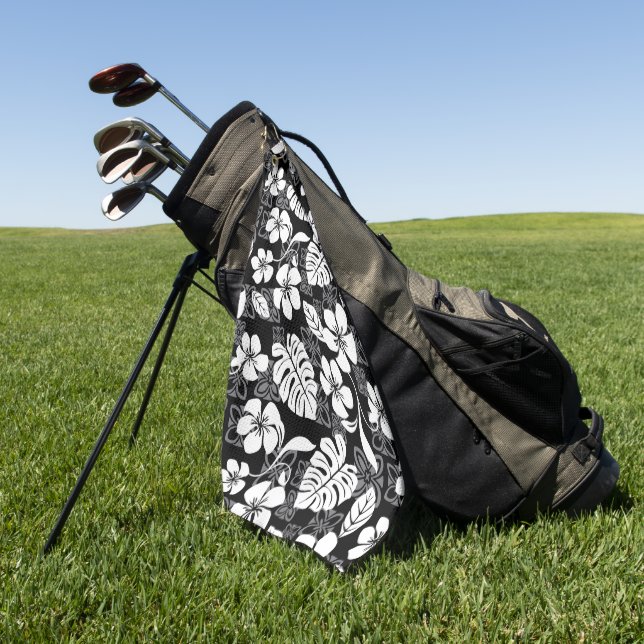 ALOHA FREITAG (SCHWARZ) GOLFHANDTUCH (Gras)
