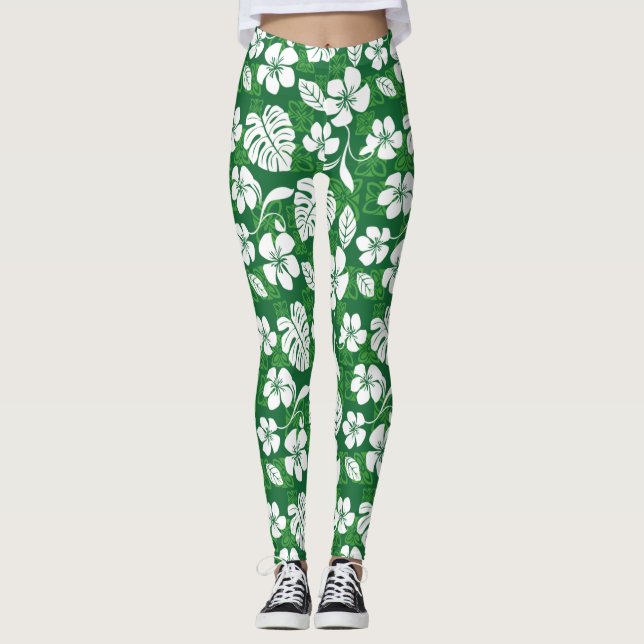 ALOHA FRIDAY (GRÜNE) LEGGINGS (Vorderseite)