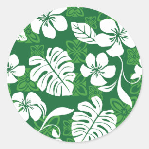 ALOHA FRIDAY (GRÜNE) RUNDER AUFKLEBER