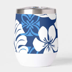 ALOHA FRIDAY PATTERN IN BLAU
