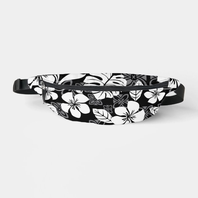 ALOHA FRIDAY PATTERN IN SCHWARZ BAUCHTASCHE (Vorderseite)