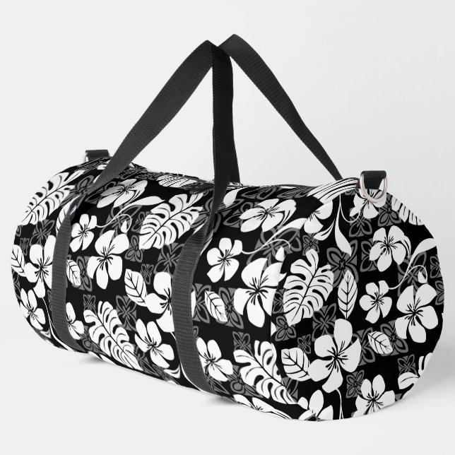 ALOHA FRIDAY PATTERN IN SCHWARZ DUFFLE BAG (Linke Ecke)