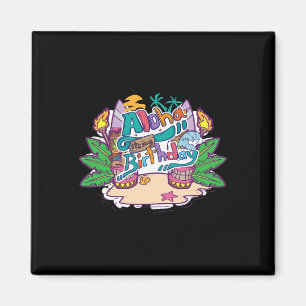 Aloha Geburtstag Hawaii Hawaiian Urlaub  Magnet