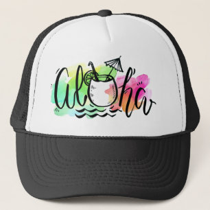 Aloha Gesichtskappen Truckerkappe