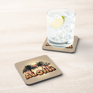 Aloha Getränkeuntersetzer