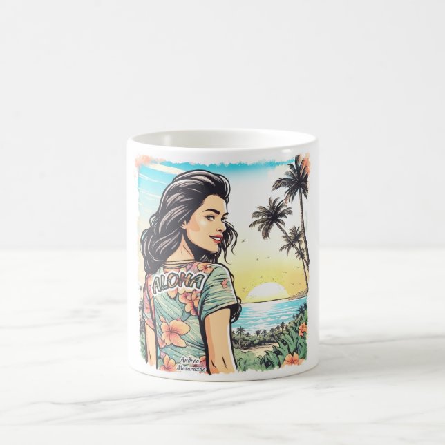 Aloha Girl Kaffeetasse (Mittel)