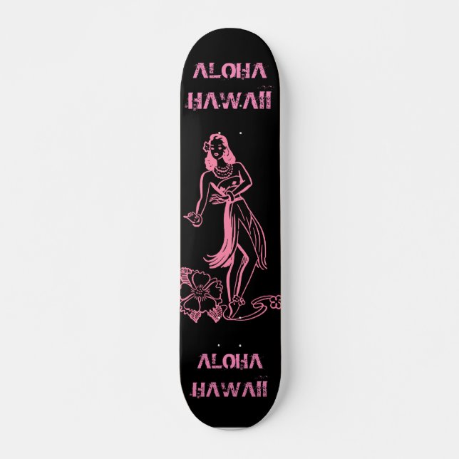 Aloha Girl Skateboard (Vorne)