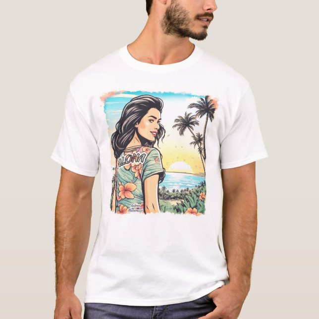 Aloha Girl T-Shirt (Vorderseite)