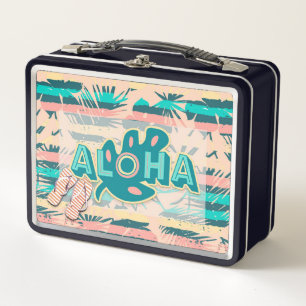 Aloha Gruß mit Flip Flops Lunchbox