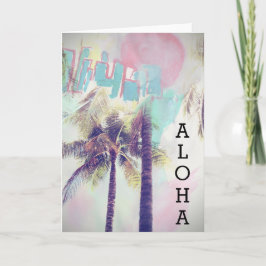 Aloha Grüße Karte