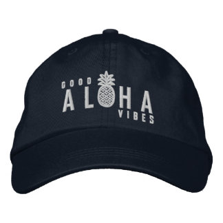 Aloha gute Schwingungen Bestickte Baseballkappe