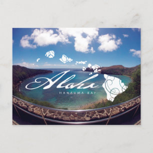 Aloha Hanauma Bay Hawaii Inseln Postkarte